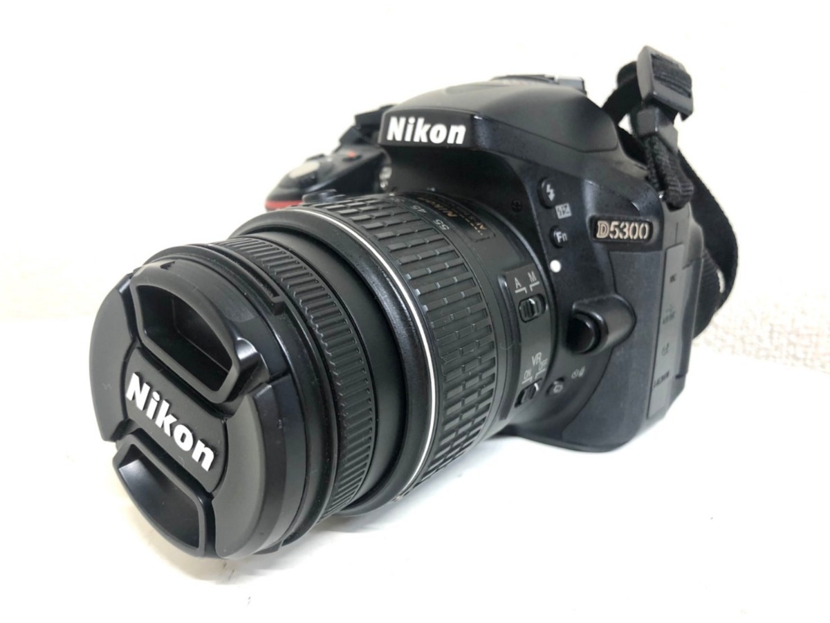 Nikon ニコン D5300 ボディ AF-S DX NIKKOR 18-55mm 1:3.5-5.6G VR II AF-S DX NIKKOR 55-200mm 1:4-5.6G ED VR II レンズセット 付属品付_画像2