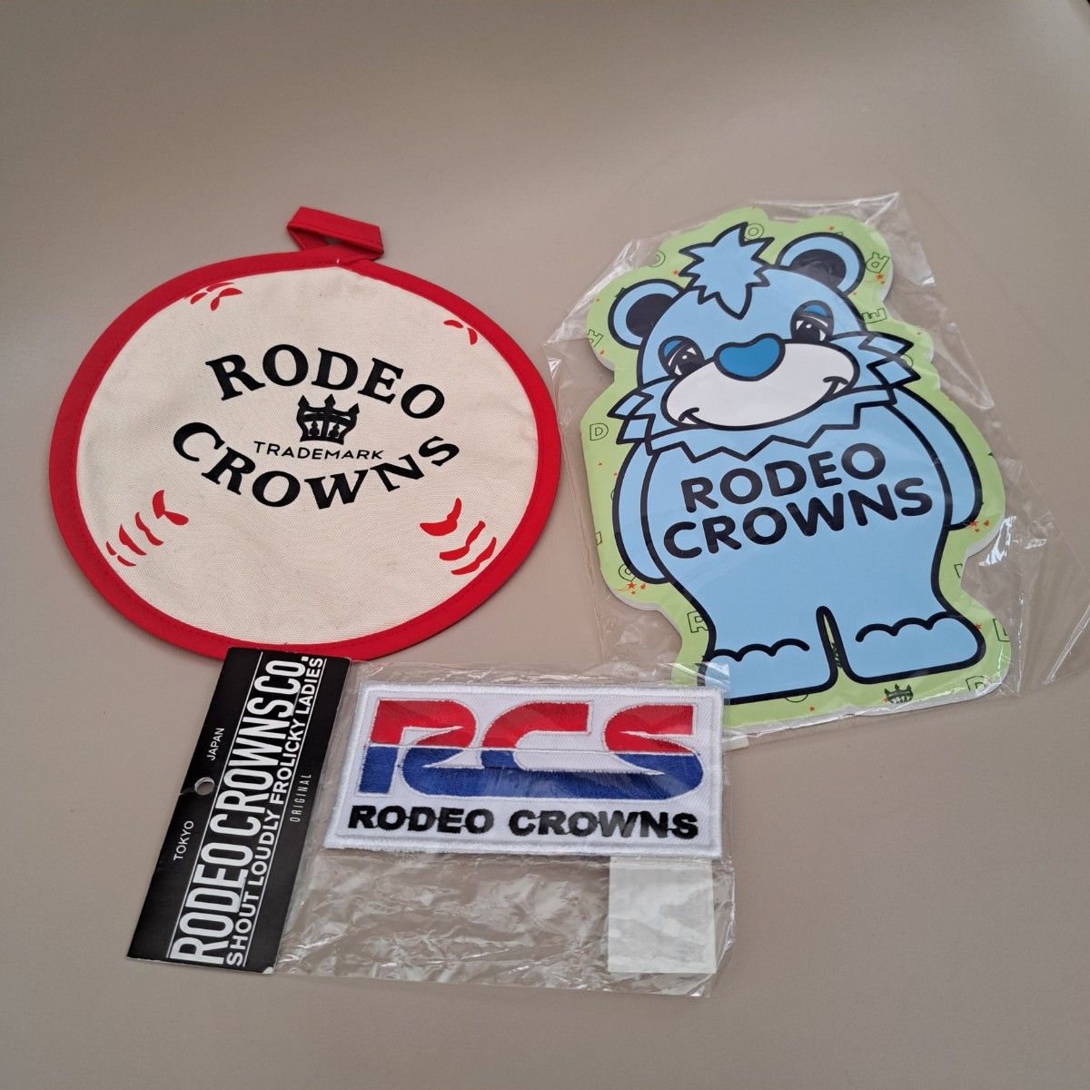 RODEO CROWNS☆３点☆ステッカー＆ノート？＆鍋敷き？インテリアなどにも