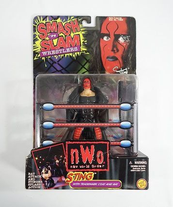 ★格安スタート【未開封/保管品】Goldberg & Hollywood Hogan & STING プロレス フィギュア まとめて 中古現状品★の画像2