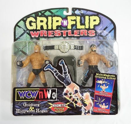 ★格安スタート【未開封/保管品】Goldberg & Hollywood Hogan & Undertaker プロレス フィギュア 3個まとめて 中古現状品★の画像2