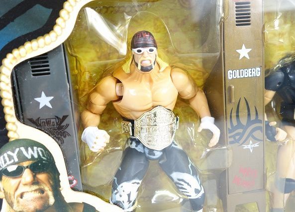 ★格安スタート【未開封/保管品】Goldberg & Hollywood Hogan & STING プロレス フィギュア まとめて 中古現状品★の画像6