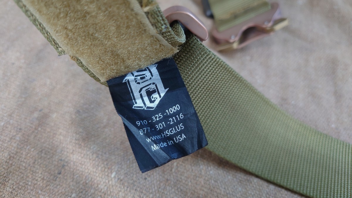 実物　 装備　 delta　 devglu marsoc highspeedgear ハイスピードギア 　コブラベルト hsg _画像3