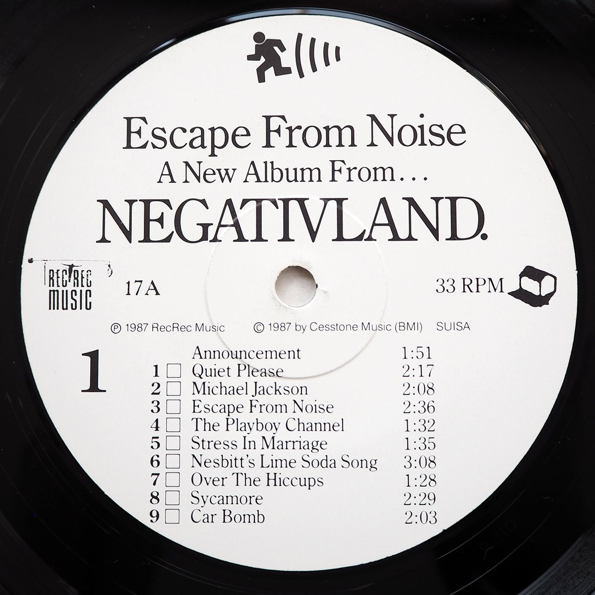◆ Negativland / Escape From Noise 1987年 実験音楽 アヴァンギャルド ノイズ レコメン RecRec 送料無料 ◆の画像7