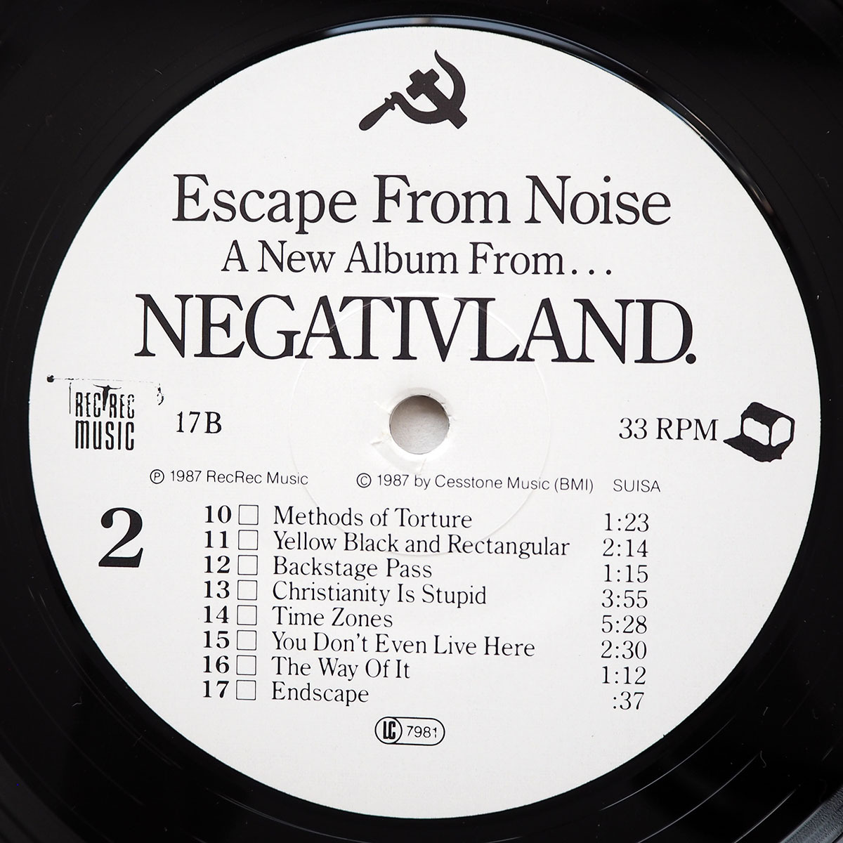 ◆ Negativland / Escape From Noise 1987年 実験音楽 アヴァンギャルド ノイズ レコメン RecRec 送料無料 ◆の画像8