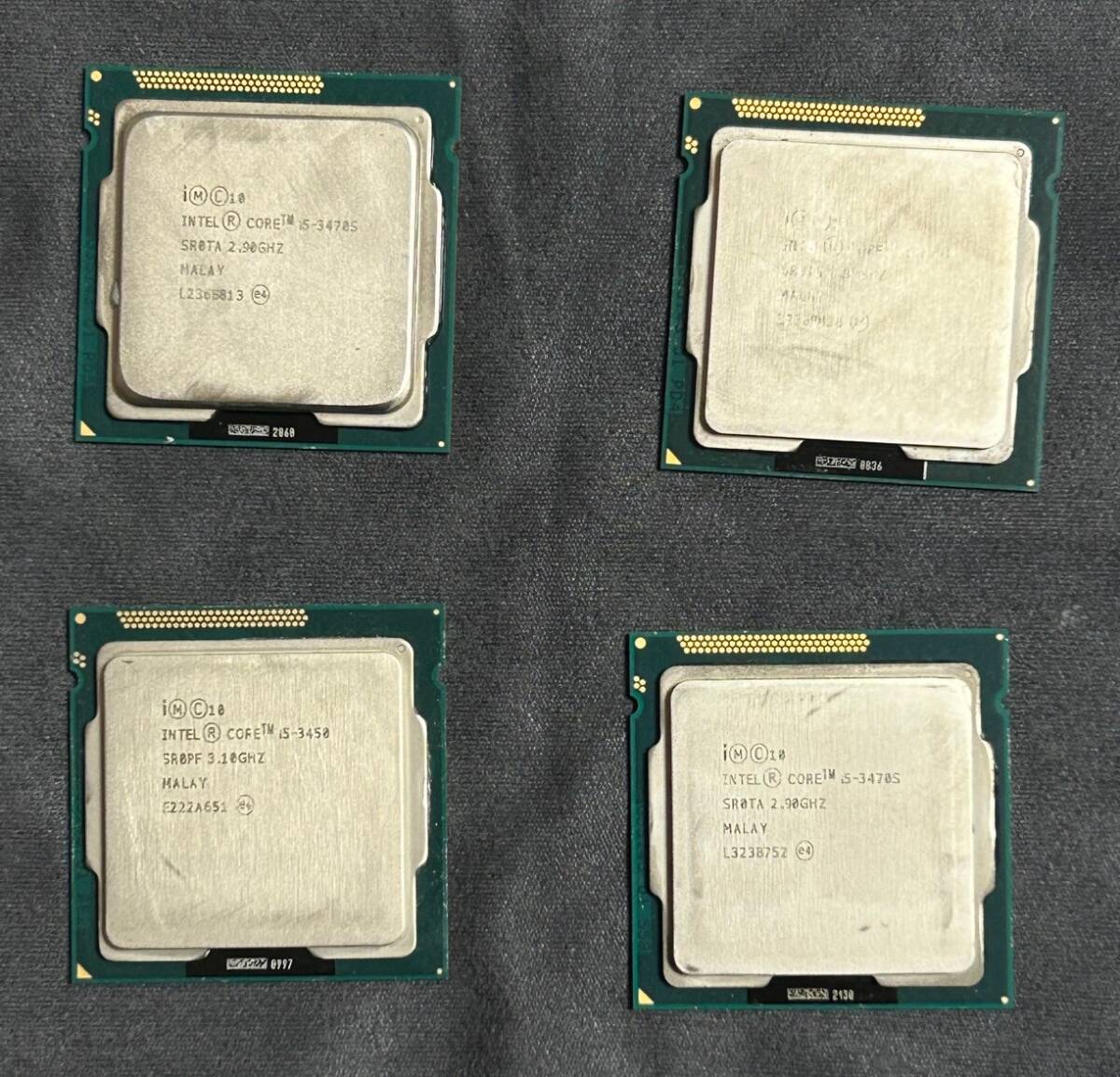 INTEL CORE i5-3470S 3個 + おまけ[i5-3450]_画像1