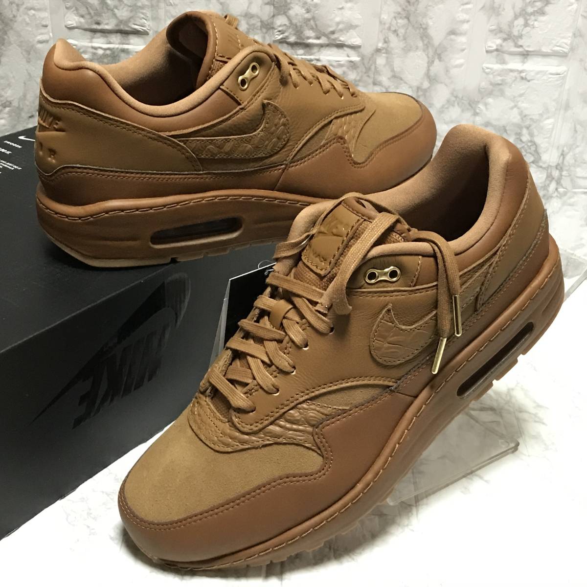 【新品/箱なし】AIR MAX 1 '87 NBHD（エアマックス 1 '87）エール ブラウン/エール ブラウン-ガム★27.5cm_画像8