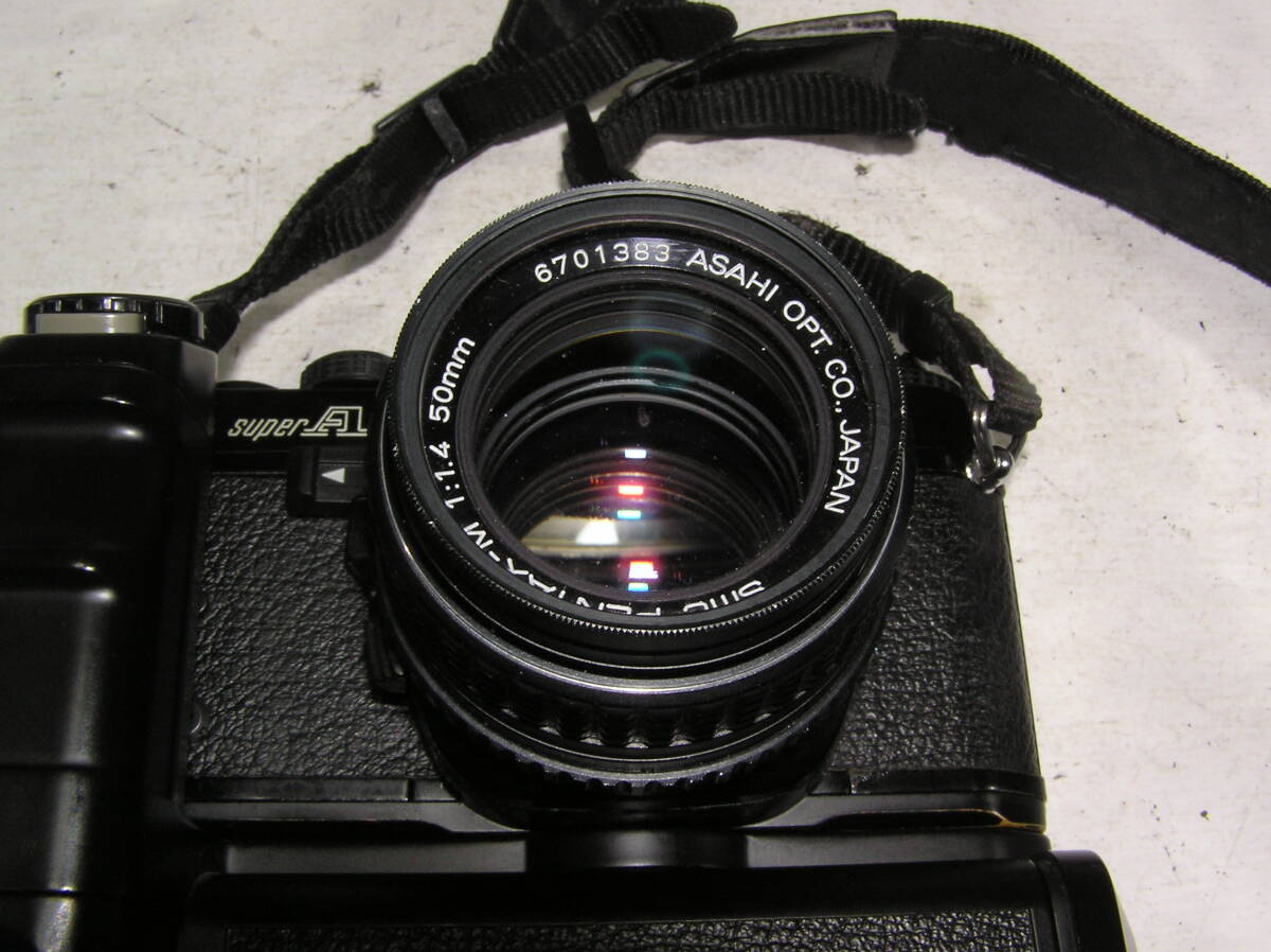 ペンタックス 　ＳＵＰＥＲ　Ａ　レンズＳＭＣ　PENTAXーM　１：１．４　５０ｍｍ　モータードライブＡ付_画像8