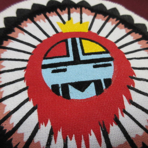80s USA製　KingLouie ボーリングシャツ　ML　インディアン　アメカジ　古着　bsy046_画像9