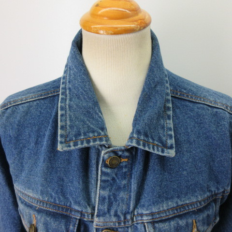  denim jacket KIDS child S ZIP Denim jacket America old clothes sy344