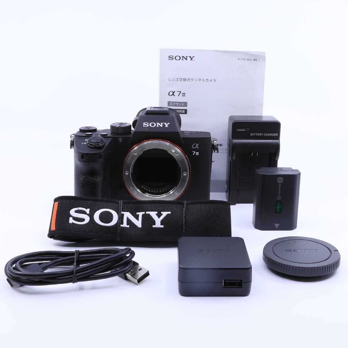 ＜良品＞ ソニーSONY フルサイズ ミラーレス一眼カメラ α7III ボディ ブラック ILCE-7M3 シャッター回数わずか4429枚！