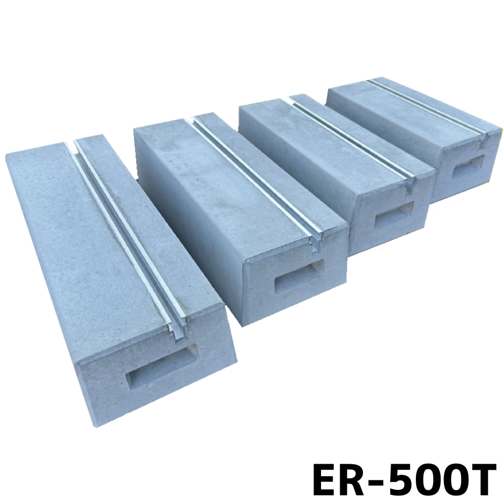 ベースマン 竹原電設 蓄電池基礎用 エコ楽ブロック ER-500T M10レール　パッケージエアコン架台や宅配ボックスにも