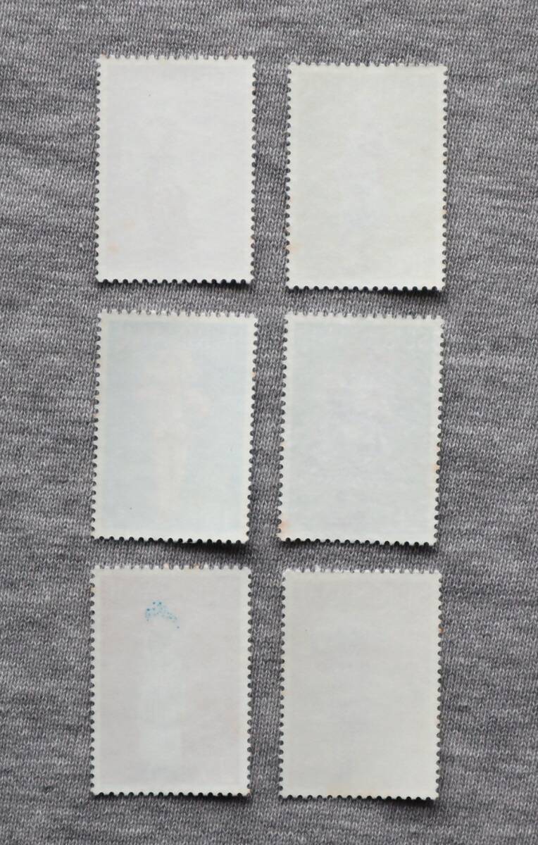 SA56 スリナム 1979年 舞踊 踊りの衣裳 6種 単片切手6枚の画像3