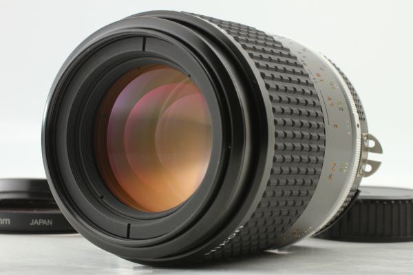 美品★ ケース付き★ Nikon Ai-s Ais Micro-NIKKOR 105mm f2.8 Macro Close Up Lens ニコン マクロ ニッコール 一眼レフ フィルムカメラ