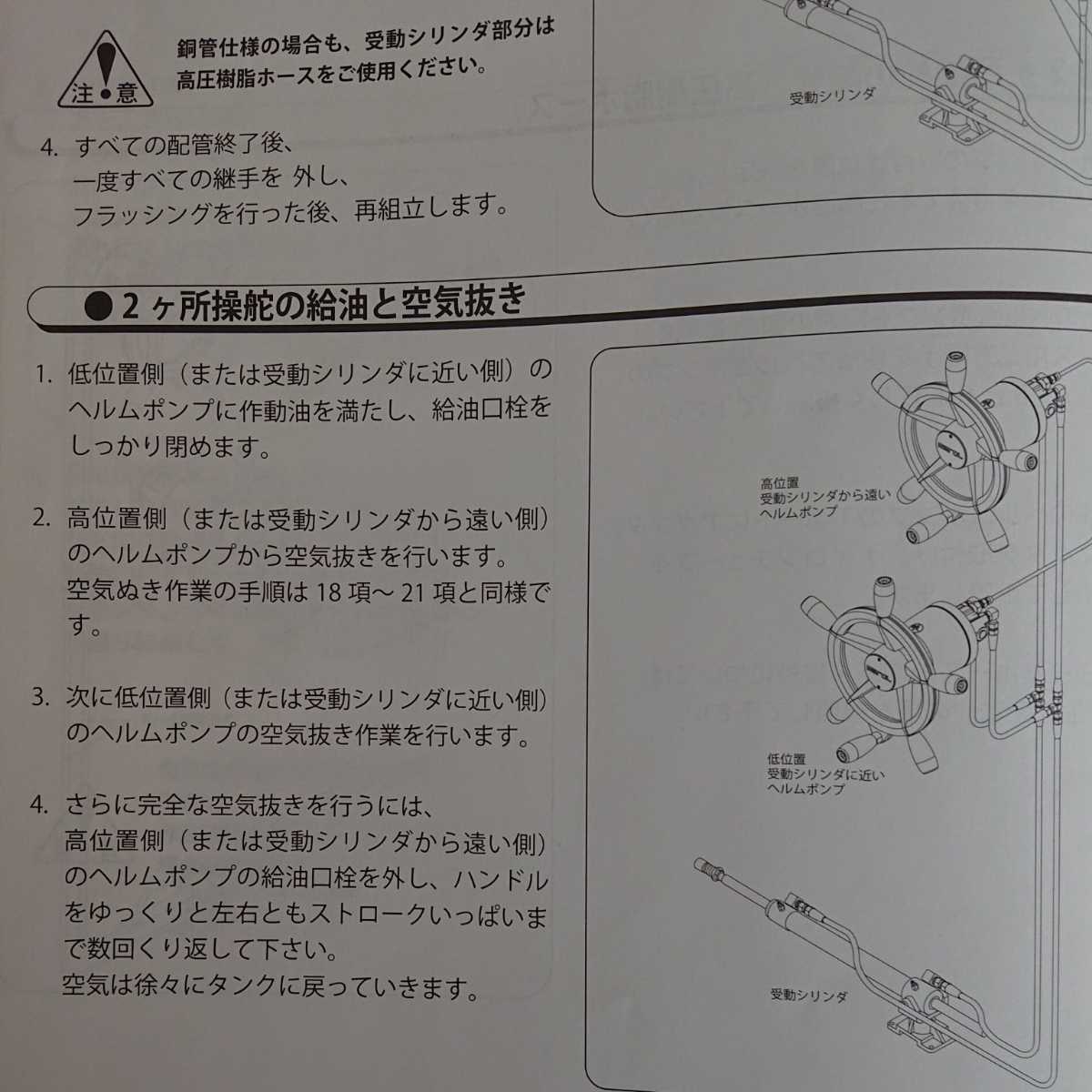 2ヶ所操舵配管金具セット(マロール)_画像5