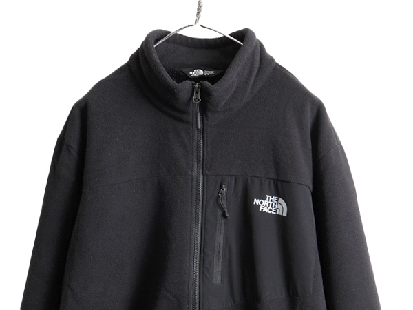 US企画 ノースフェイス フルシップ フリース ジャケット メンズ XL / The North Face 毛長 裏 パイル フリース アウトドア 大きいサイズ 黒_画像2