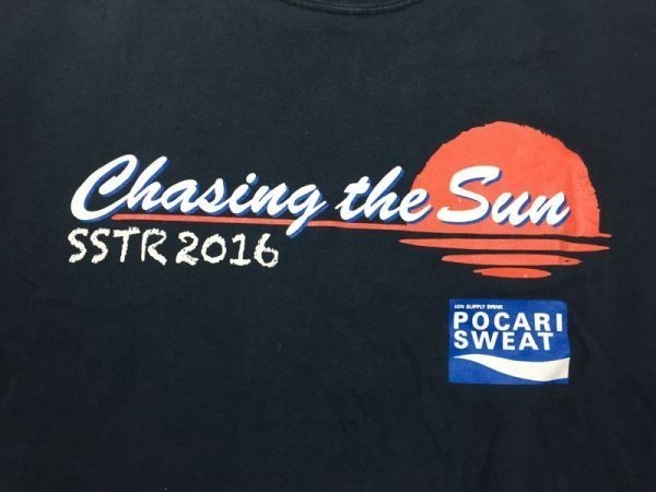 Chasing the Sun サンライズサンセットツーリングラリー SSTR 2016 モータースポーツ レーシング ロンT メンズ L 黒_画像3