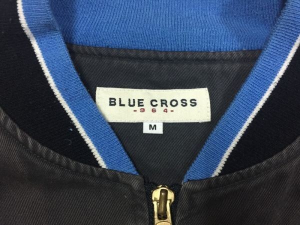 ブルークロス BLUE CROSS オールド アメカジ スポーツ ストリート スタジャン バーシティー アワード ジャケット キッズ 子供服 M グレー_画像2