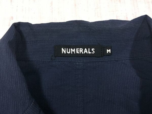 NUMERALS ヌメラルズ ストリート モード トラッド カバーオール テーラードジャケット メンズ 3つボタン フォーマル M 紺_画像2