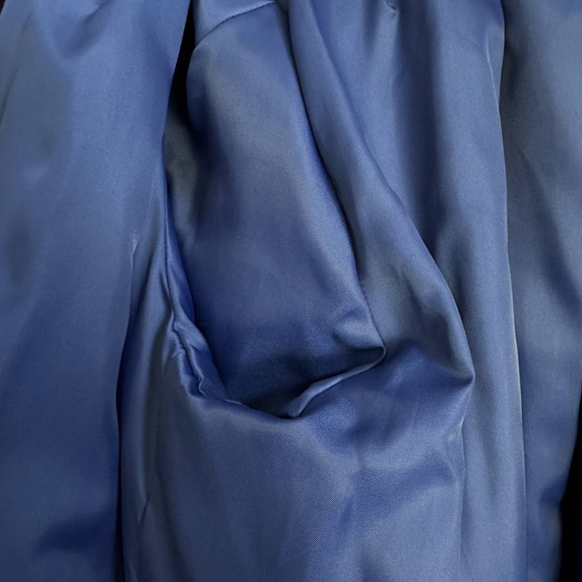 ☆美品☆MOONBAT ムーンバット FOND ミンクファー 毛皮コート リアルファー ブルー 11サイズ MINK 青 ミンク コート アウター_画像8