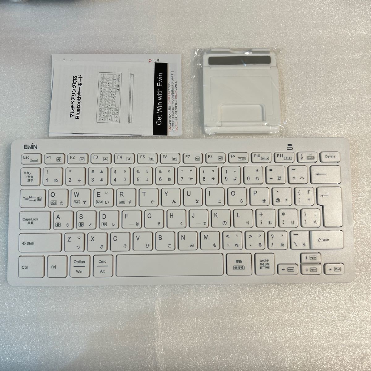 446) Ewin 日本語配列 bluetooth キーボード マルチペアリング ワイヤレス キーボード アイパッド タブレット用 ブルートゥース かな入力