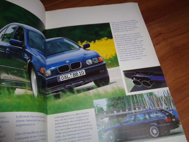  rare!ALPINA catalog Alpina BMW E36 E38 E39 E46 B3 B10 D10 B12 6.0