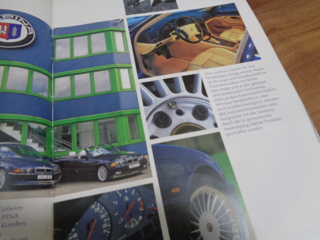  rare!ALPINA catalog Alpina BMW E36 E38 E39 E46 B3 B10 D10 B12 6.0