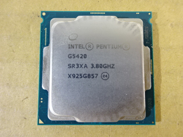 PG-97〒/CRUCIALクルーシャル W4U2400CM-8gx2点 INTEL PENTIUM G5420 SR3XA 3.80GHZ CPU デスクトップPC用交換部品パーツ_画像8