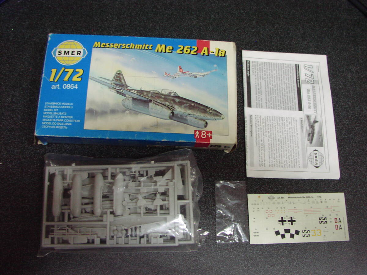 SMER　1/72　メッサーシュミット　Me 262 A-1a 　 プラモデル_画像4