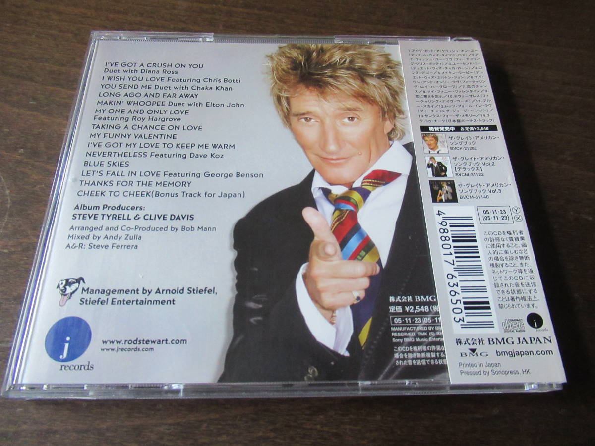 日本盤、帯付、良品■ロッド・スチュワート【ザ・グレイト・アメリカン・ソング・ブック・VOL・４】ROD　STEWART■スタンダード4集_画像2