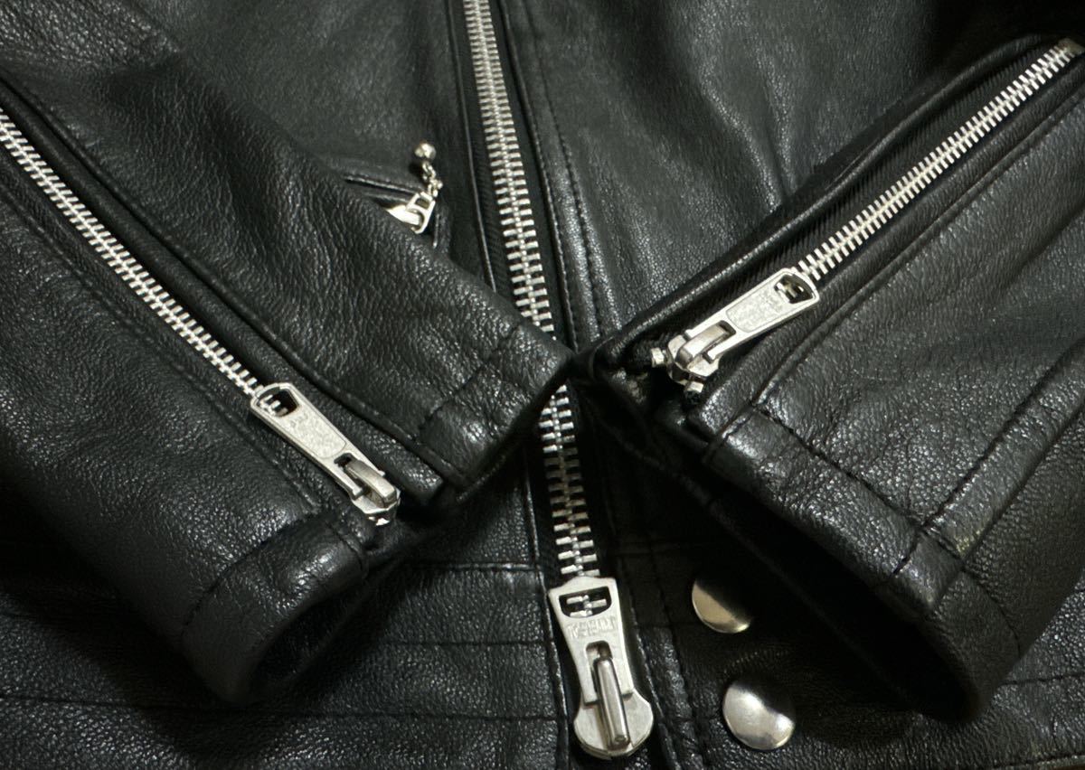 極美品 JACKROSE ジャックローズ 山羊革 ゴートレザー ダブル 極美品 JACKROSE ジャックローズ 山羊革 ゴートレザー ダブル