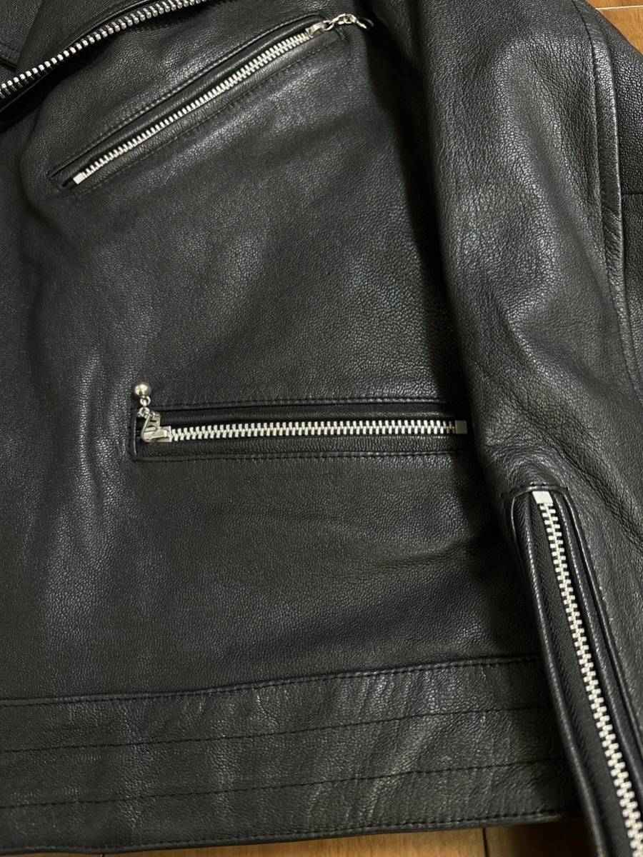 極美品 JACKROSE ジャックローズ 山羊革 ゴートレザー ダブル 極美品 JACKROSE ジャックローズ 山羊革 ゴートレザー ダブル