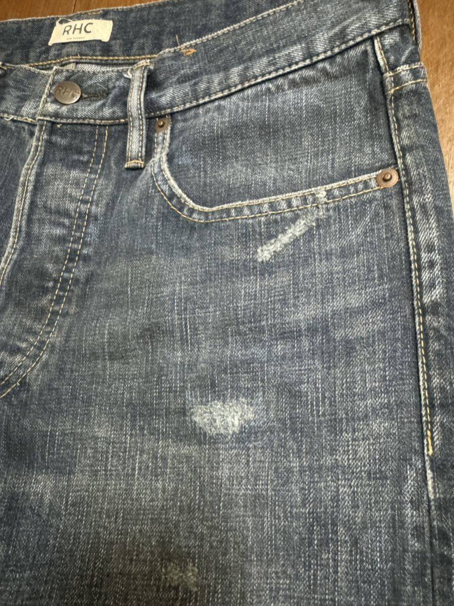 RHC Ron Herman Standard Jeans”FIRST BREAK” リペア加工 縦落ち