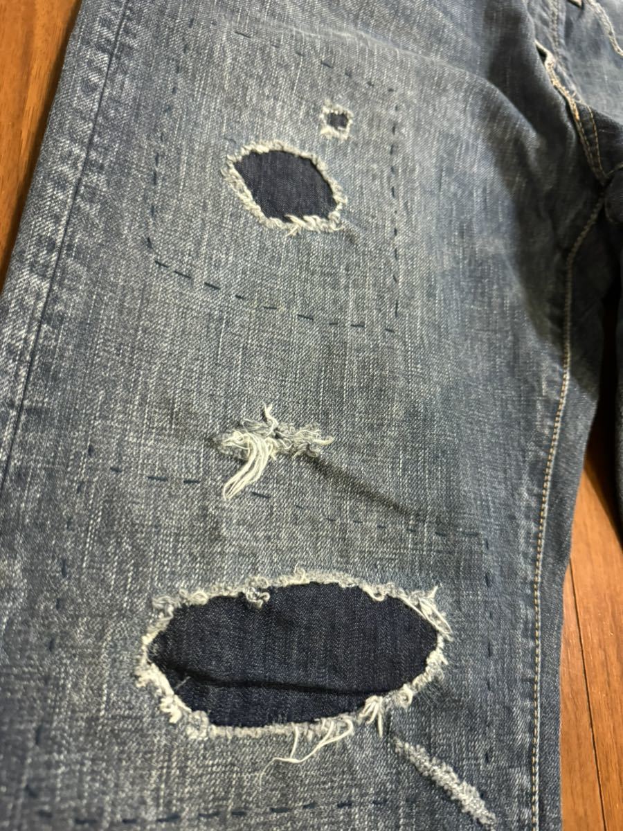 RHC Ron Herman Standard Jeans”FIRST BREAK” リペア加工 縦落ち