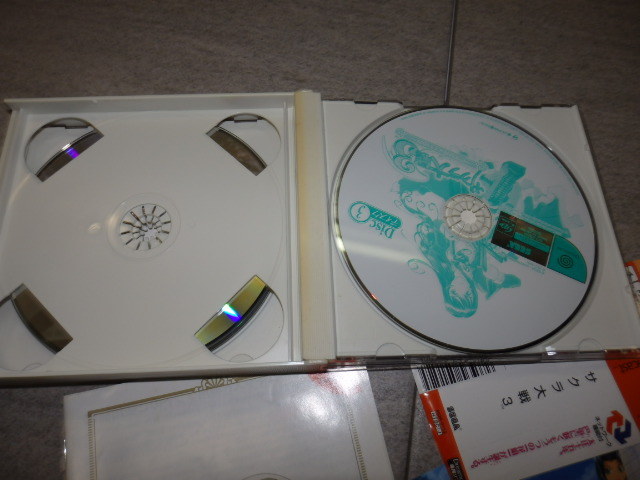  soft DC Sakura Taisen 3 Dreamcast obi attaching post card attaching other H10/4825