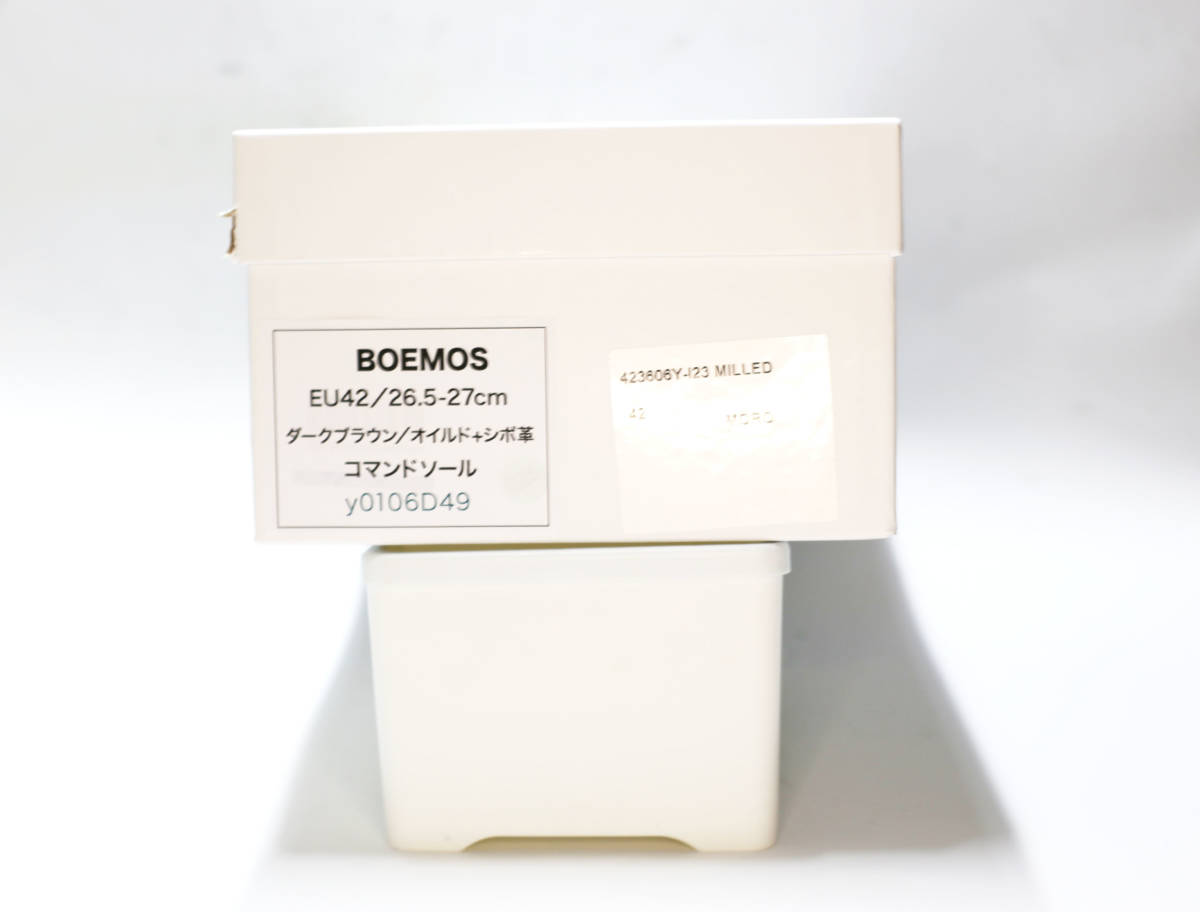  новый товар | Италия производства |boe Moss BOEMOS|EU42|26.5-27.0cm| темно-коричневый (y0106Dy9