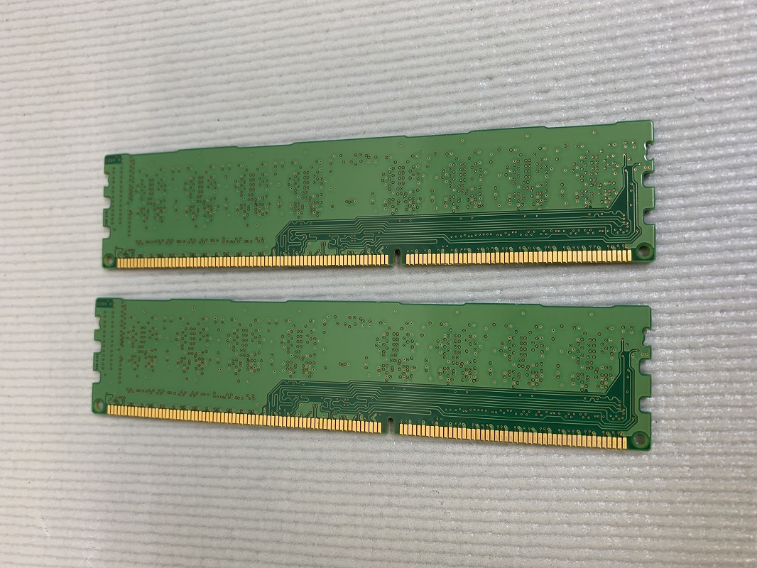 MICRON 1RX8 PC3L-12800U 4GB 2枚 8GB DDR3Lデスクトップ用 メモリ DDR3L 1600 4GB 2枚セット 8GB DDR3 DESKTOP-RAM_画像3