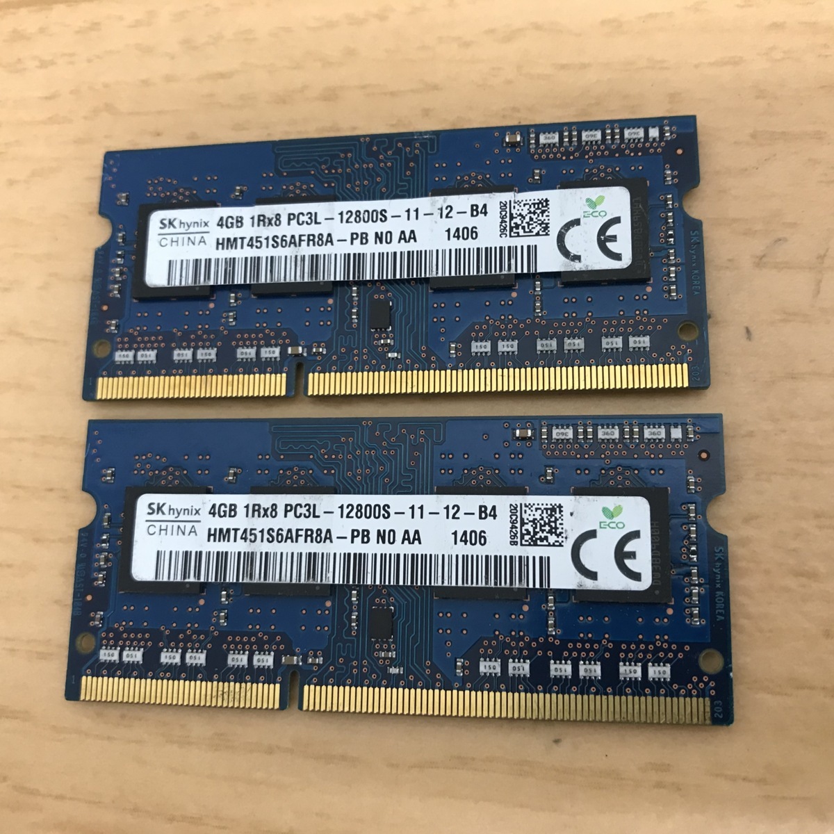 SK HYNIX 1Rx8 DDR3L-1600 4GB 2枚セットで 8GB PC3L-12800S 4GB 2枚 DDR3Lノートパソコン用メモリ 204ピン DDR3 204ピン Non-ECCメモリ_画像4