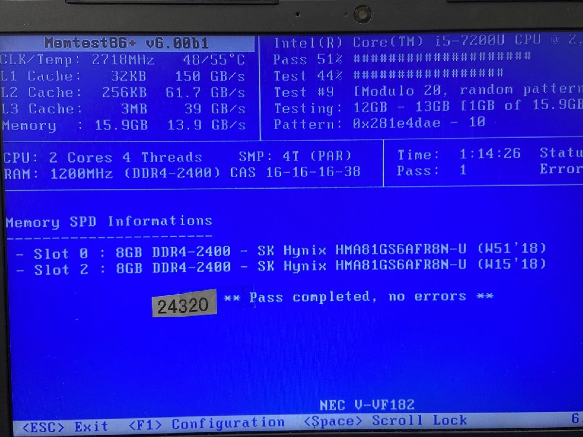 SK HYNIX 1Rx8 PC4-2400T 8GB 2枚 16GB DDR4 ノートPC用メモリ 260ピン PC4-19200 8GB 2枚で 8GB DDR4 LAPTOP RAM_画像2