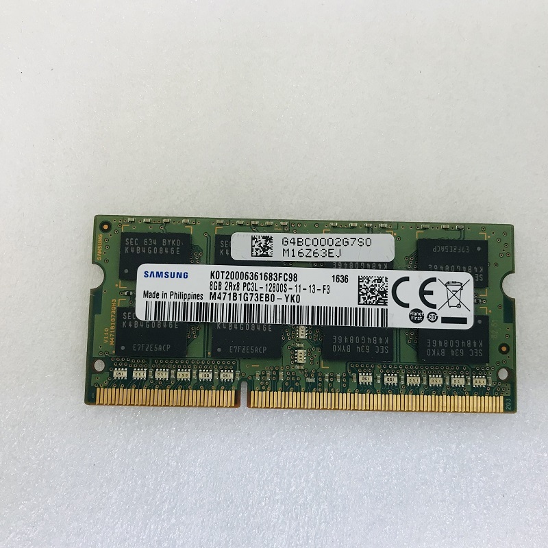 SAMSUNG 2Rx8 PC3L-12800S 8GB DDR3L-1600 8GB DDR3L 204ピン DDR3L ノートパソコン用メモリ DDR3L LAPTOP RAM_画像4