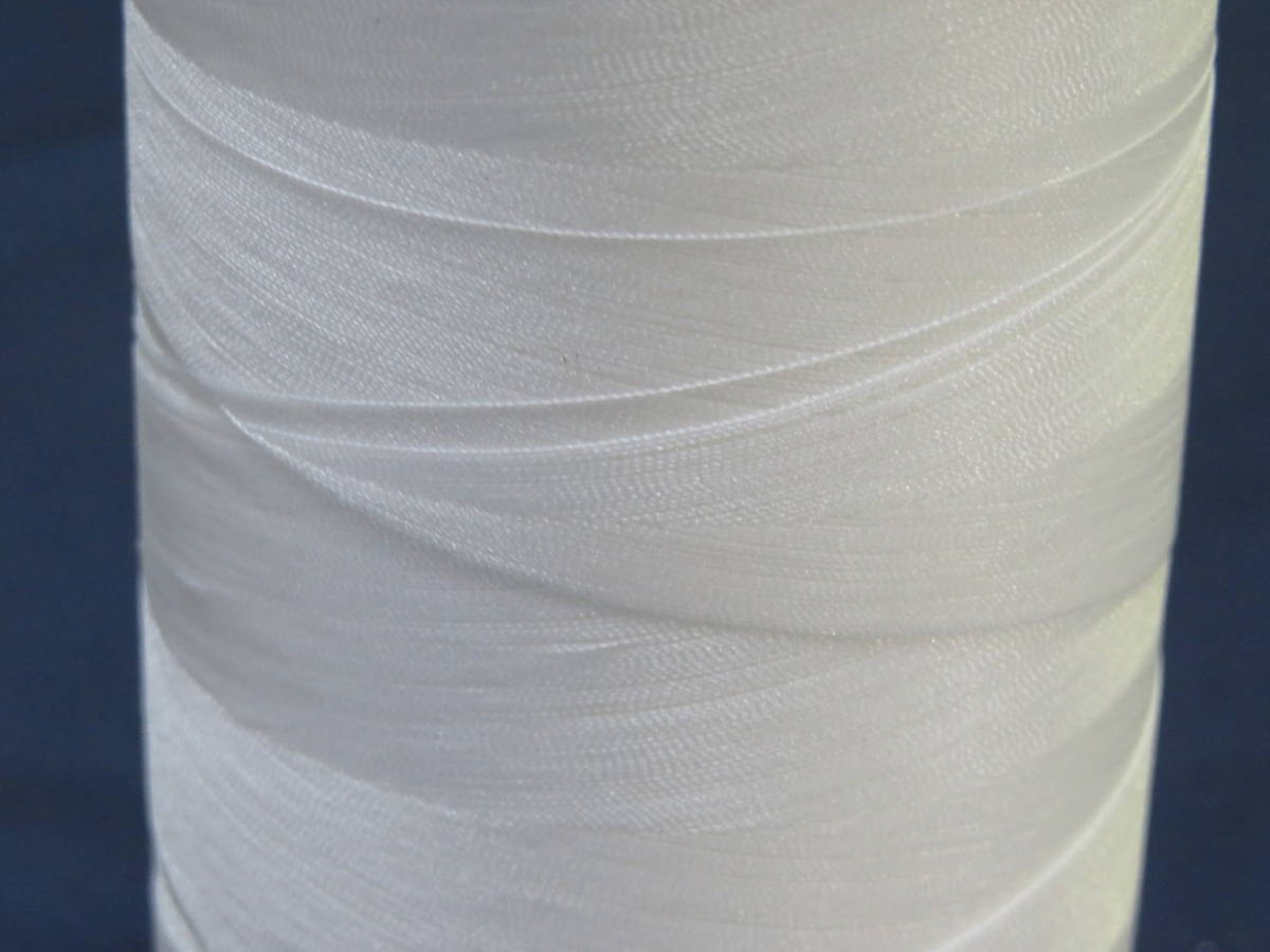  stretch . thread unbleached cloth ( white color ) 4000m new goods CP-01 sewing-cotton 50 number white thread crystal poe long large to coil large volume high capacity elasticity stretch business use cheap 