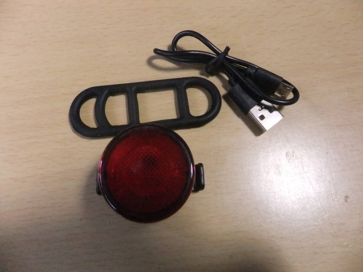 自転車用 USB充電式後灯/バックライト　送120_画像2