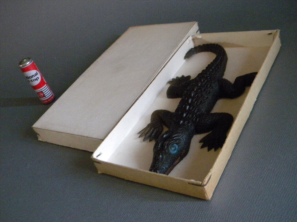 当時物 ★★CROCODILE びっくり ワニ 箱入 クロコダイル !! 動物ペット ジョーク 駄菓子屋パチ「定形外/LP可」★★未使用デッドストック 2_画像8