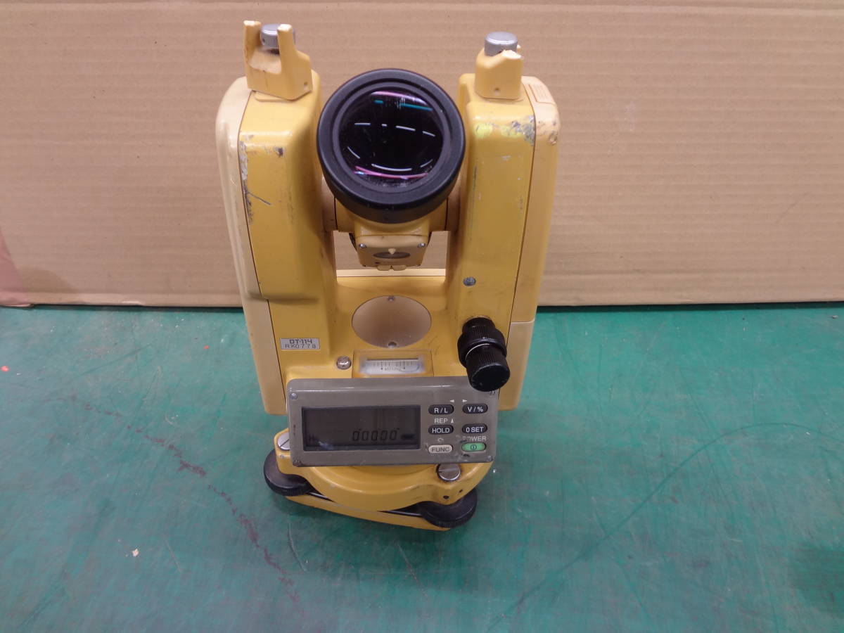 ■TOPCON/トプコン DT-114 デジタルセオドライト 測量機器【4】_画像1