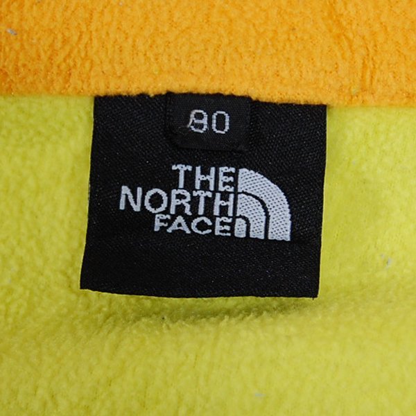 ノースフェイス THE NORTH FACE■フリースジャケット■90(L)■オレンジ×イエロー ※NK4119008_画像5