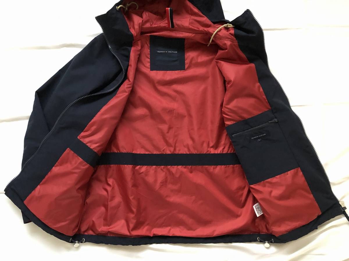 ★試着のみ★トミーヒルフィガー　TOMMY HILFIGER　マウンテンパーカー　Ｌサイズ　ネイビー_画像3