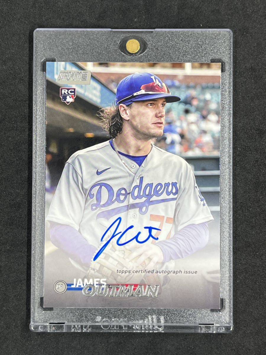 2023 Topps Stadium Club James Outman Auto ドジャース ジェームズ・アウトマン 直筆サイン 大谷 同僚 Dodgers RC ルーキー_画像1