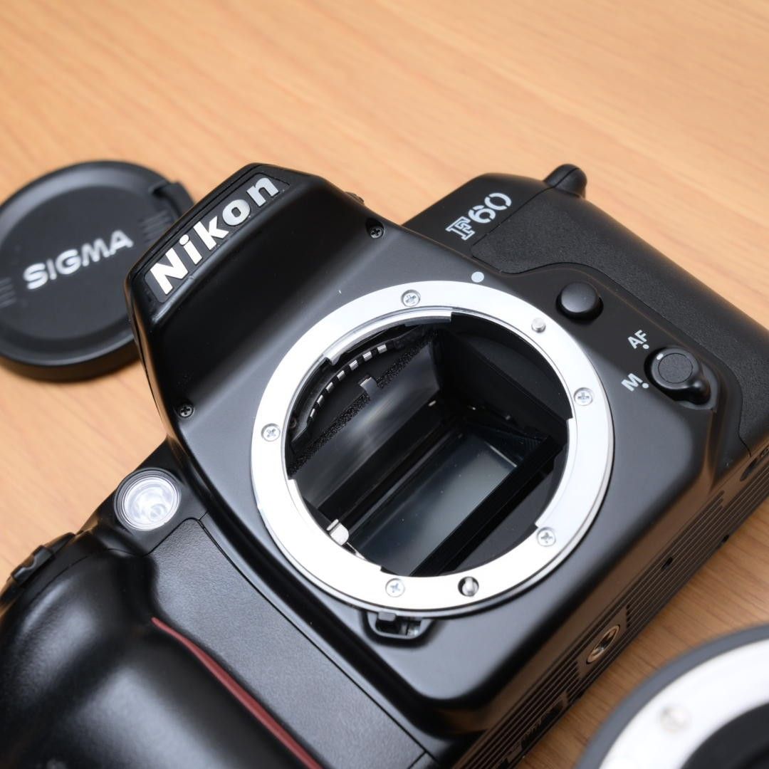 フィルムカメラ 一眼レフ Nikon F60 レンズ 説明書 電池付き ニコン 