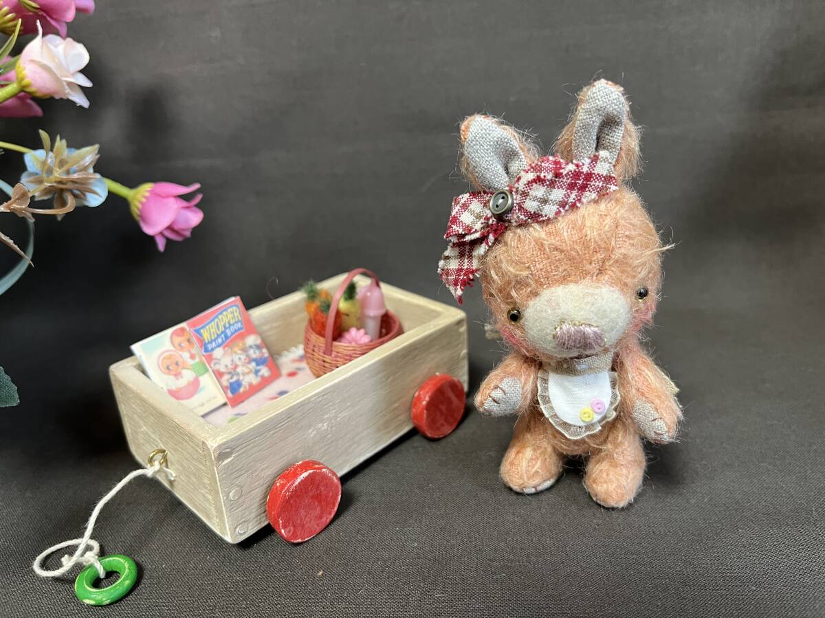 「一年さくら組」森のウサギ・文化人形・ヘロヘロ人形・昭和レトロ・手作り人形・ウサギのぬいぐるみ・テディーベアー・市松人形・お雛様_画像5