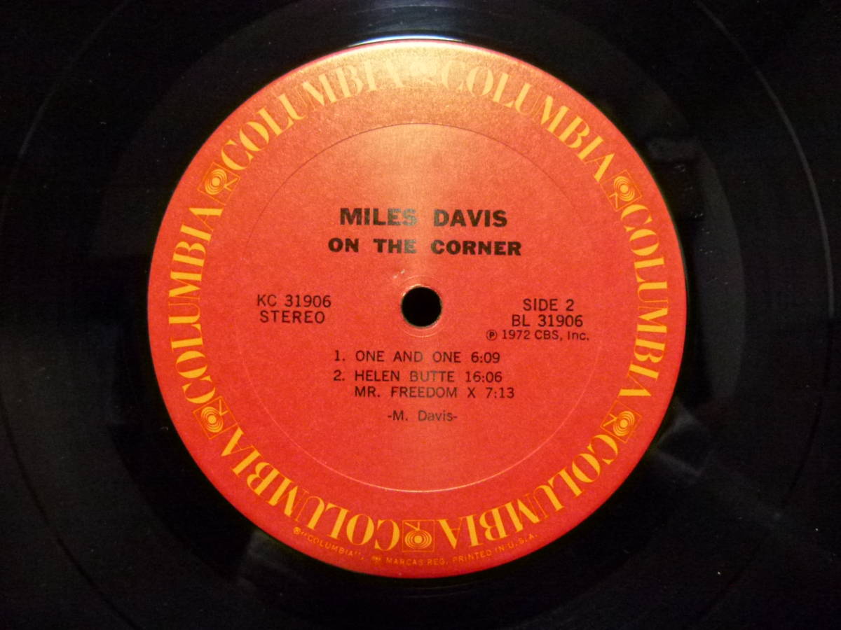 ■激レア■美盤オリジナル■MILES DAVIS■ON THE CORNER■両面マト1A_画像4