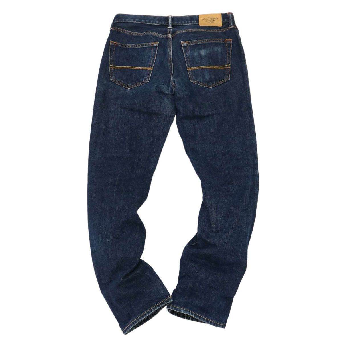 Abercrombie&Fitch アバクロンビー＆フィッチ 通年 ウォッシュ加工 スリムストレート デニム パンツ ジーンズ Sz.30　メンズ　C4B00725_2#R_画像5